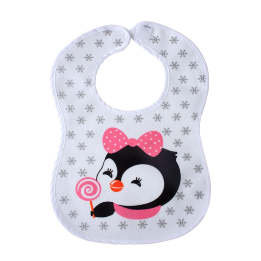 Sevi Bebe Velcro Bib - Penguin