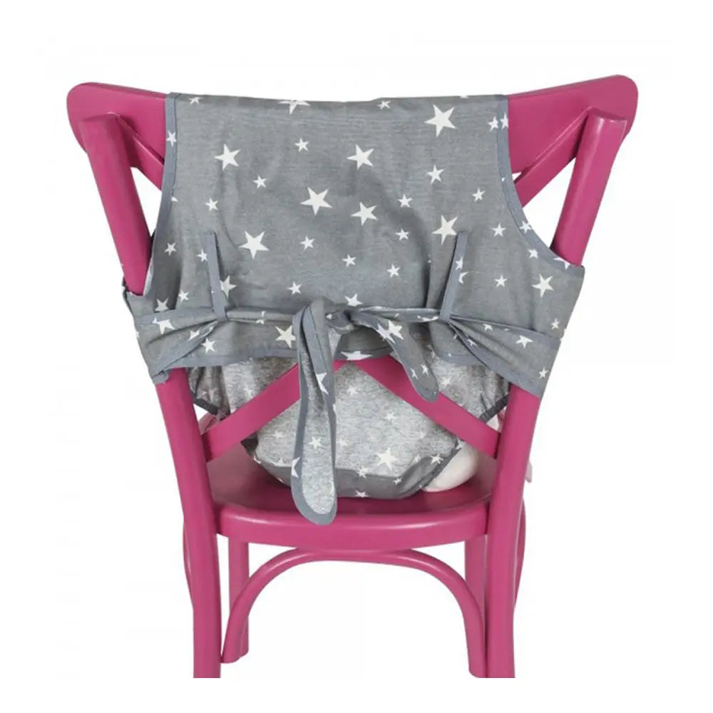 Sevi Bebe Fabric High Chair Booster - Grey Sevi Bebe