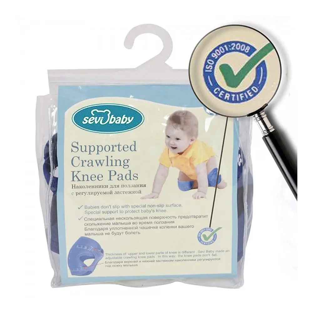 Sevi Bebe Supported Crawling Knee Pad Free Size - Blue Sevi Bebe