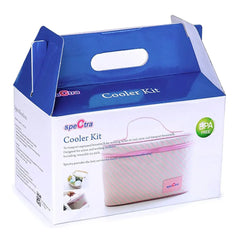 Spectra Cooler Kit with Two Containers and An Ice Pack - White and Pink Spectra