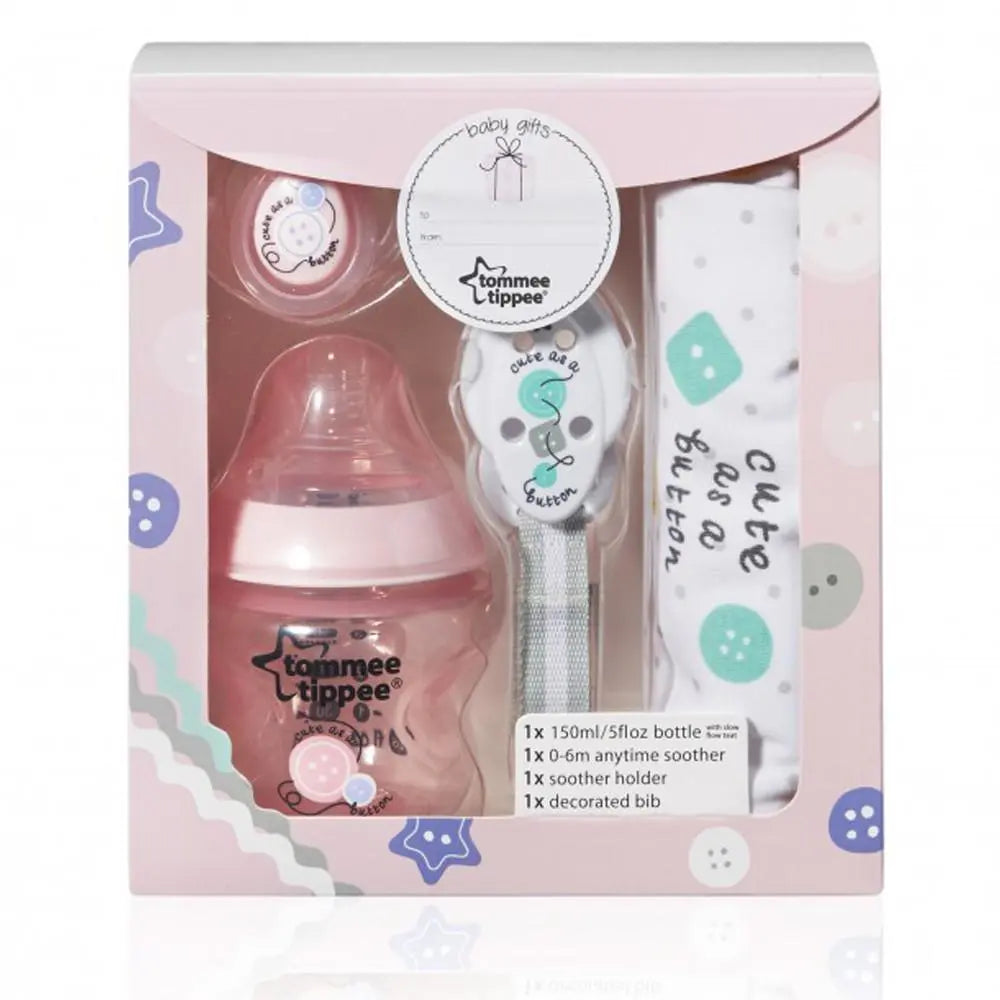 Tommee Tippee Closer to Nature Small Gift Set - Pink Tommee Tippee