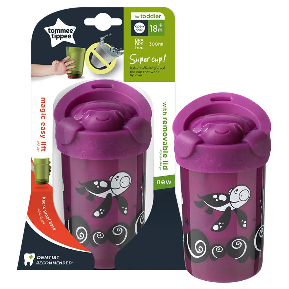 Tommee Tippee No Knock Cup with Lid - Purple Tommee Tippee