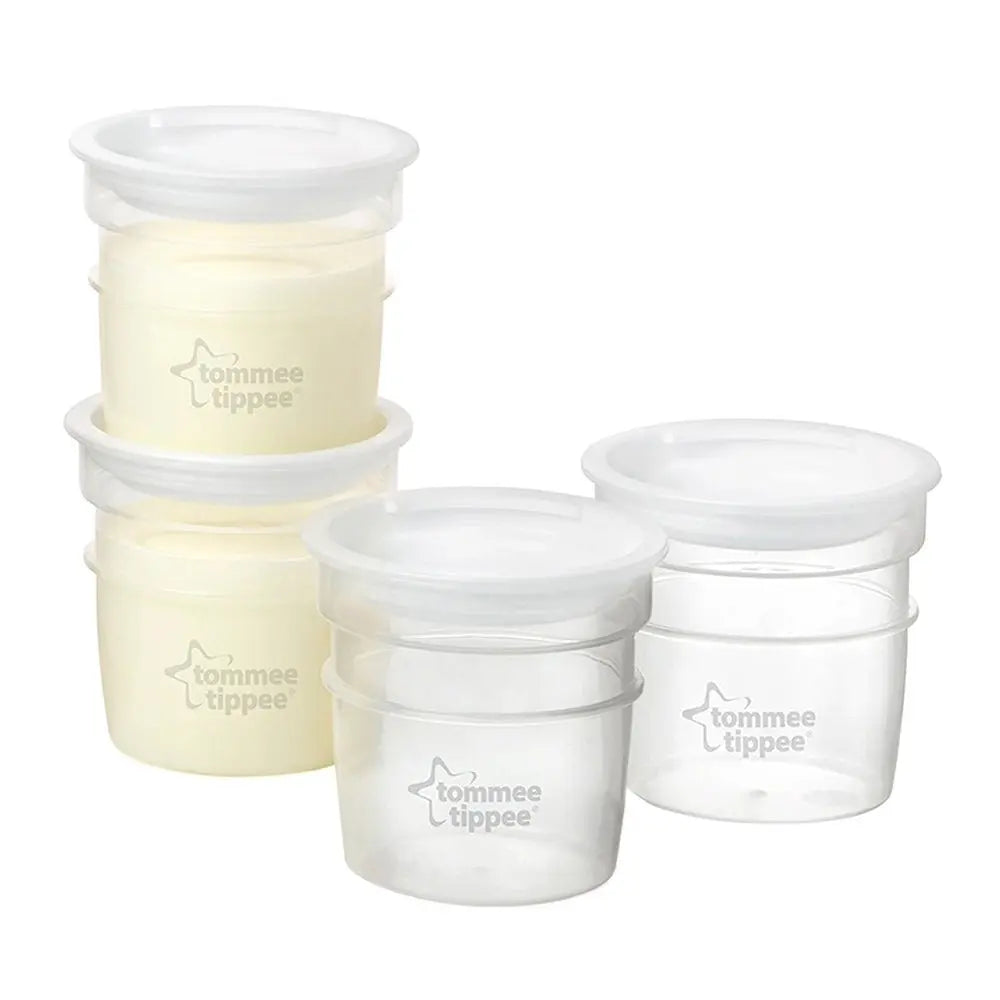 Tommee Tippee Closer to Nature Milk Storage Pots - Pack of 4 Tommee Tippee