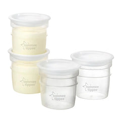Tommee Tippee Closer to Nature Milk Storage Pots - Pack of 4 Tommee Tippee