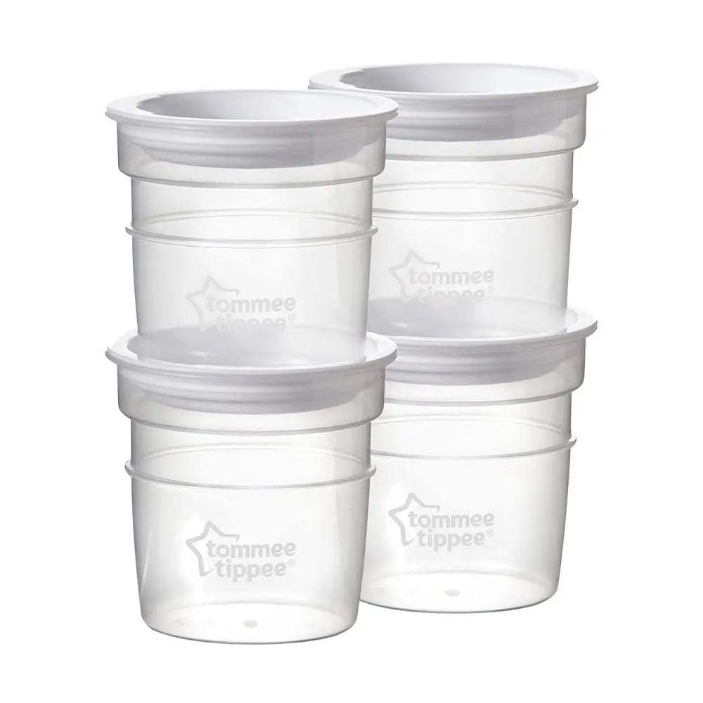 Tommee Tippee Closer to Nature Milk Storage Pots - Pack of 4 Tommee Tippee