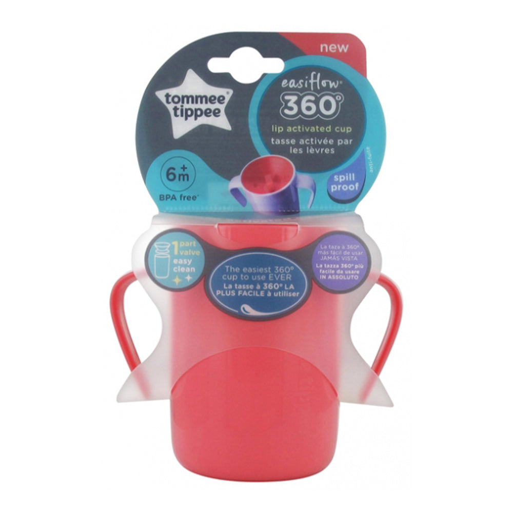 Tommee Tippee Handled Cup, ( 360 ml ), Red Tommee Tippee