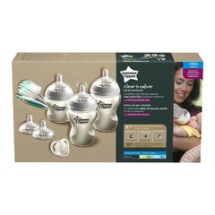 Tommee Tippee Closer to Nature New Born Kit Feeding Bottle - Glass 2bottles (250 Ml) 1 bottle (150 Ml) Tommee Tippee