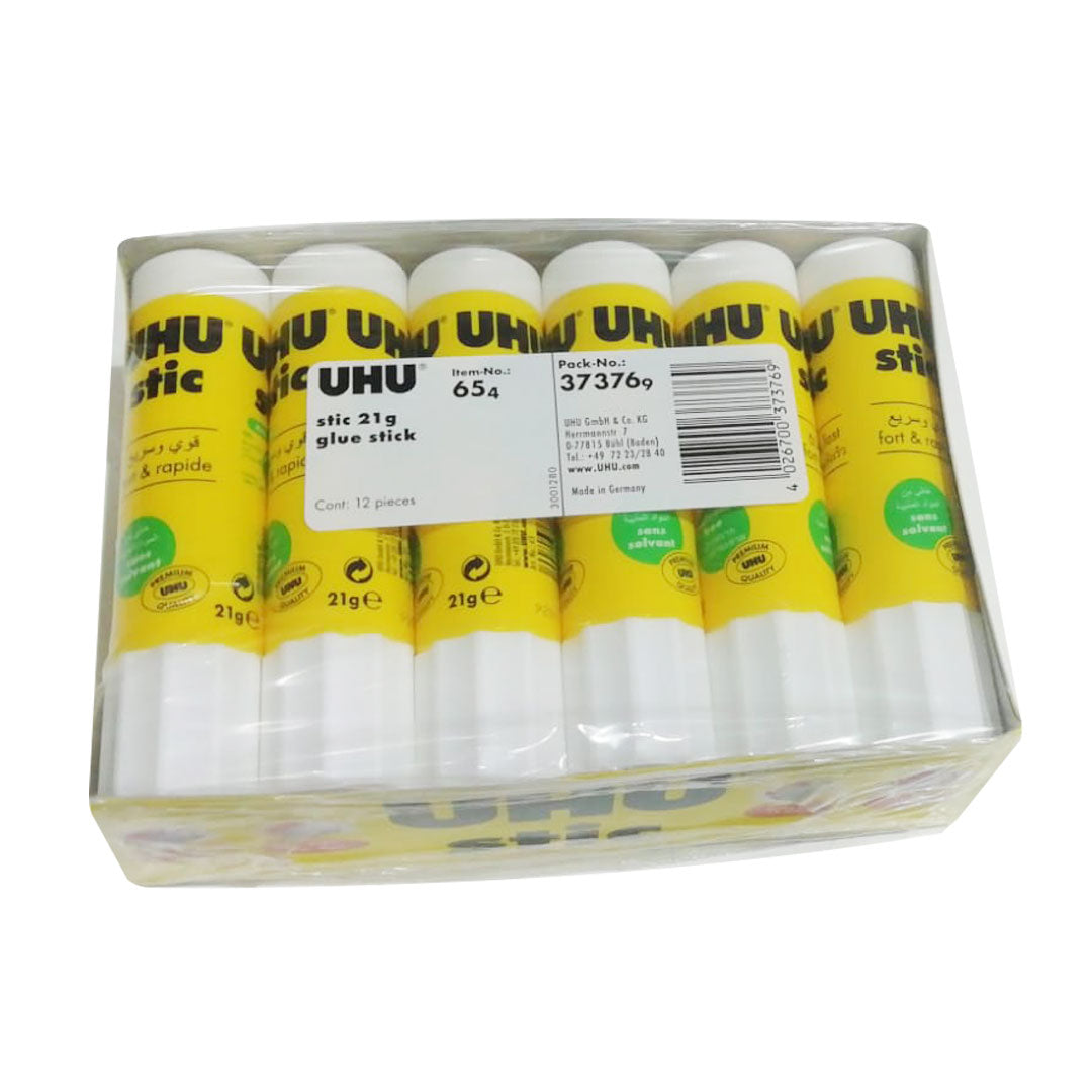 UHU Glue Stick 21g - Pack of 12 UHU