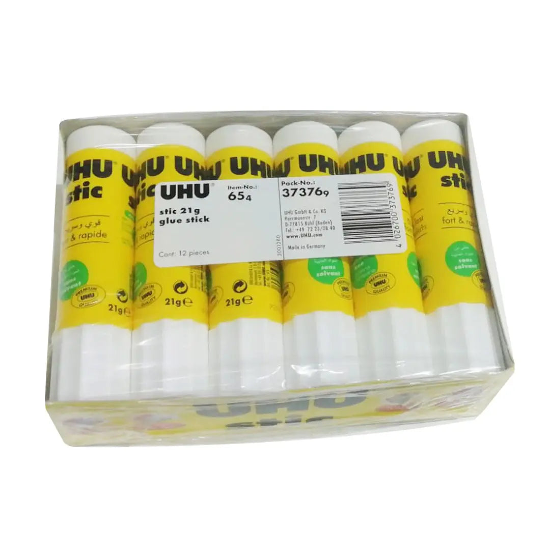 UHU Glue Stick 21g - Pack of 12 UHU