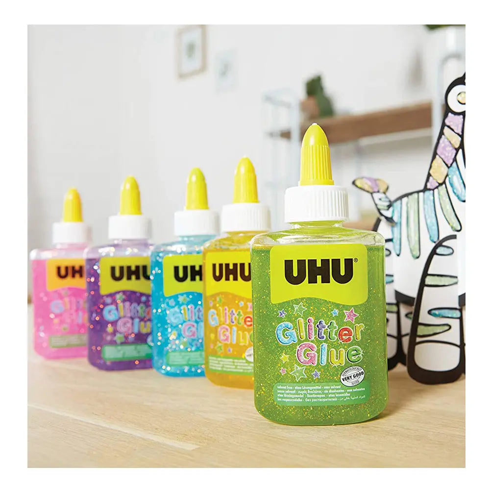 UHU Glitter Glue Bottle - Yellow UHU