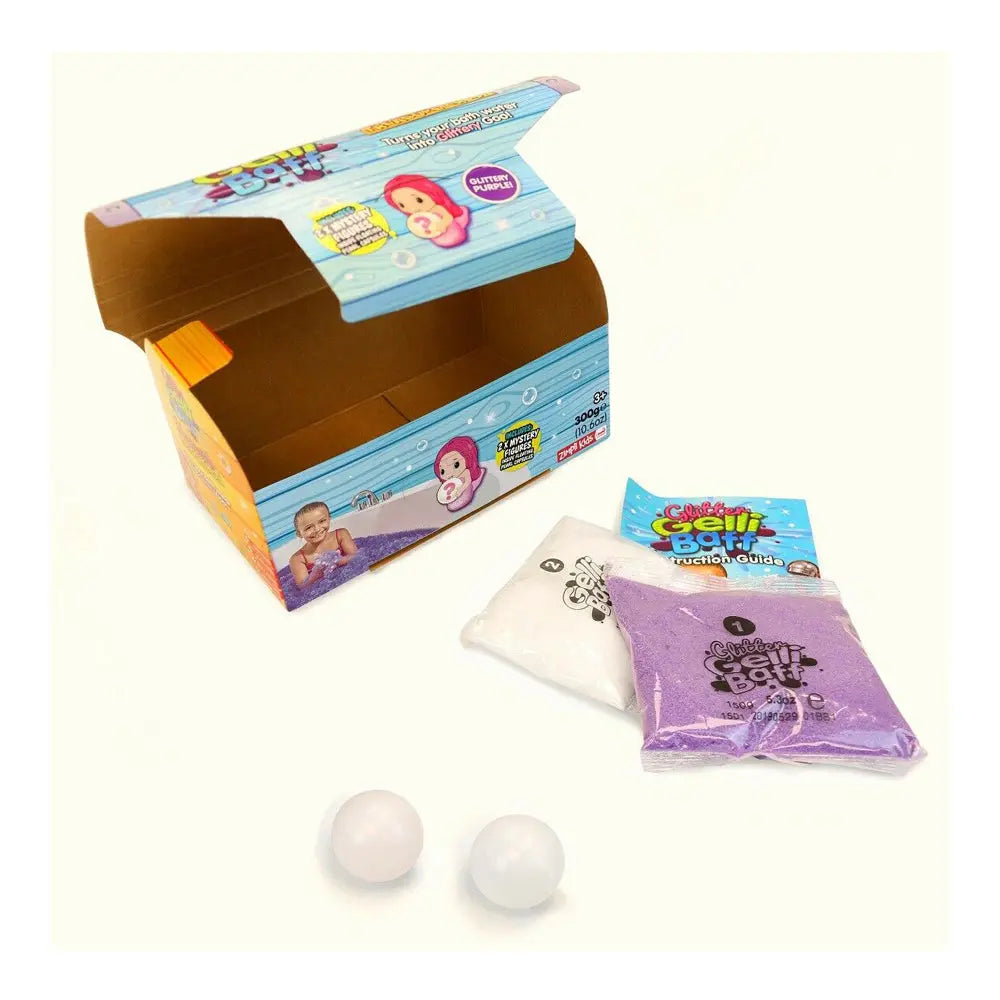 Zimpli Kids Glitter Gelli Baff - Mermaid Treasure Chest - Purple Zimpli Kids