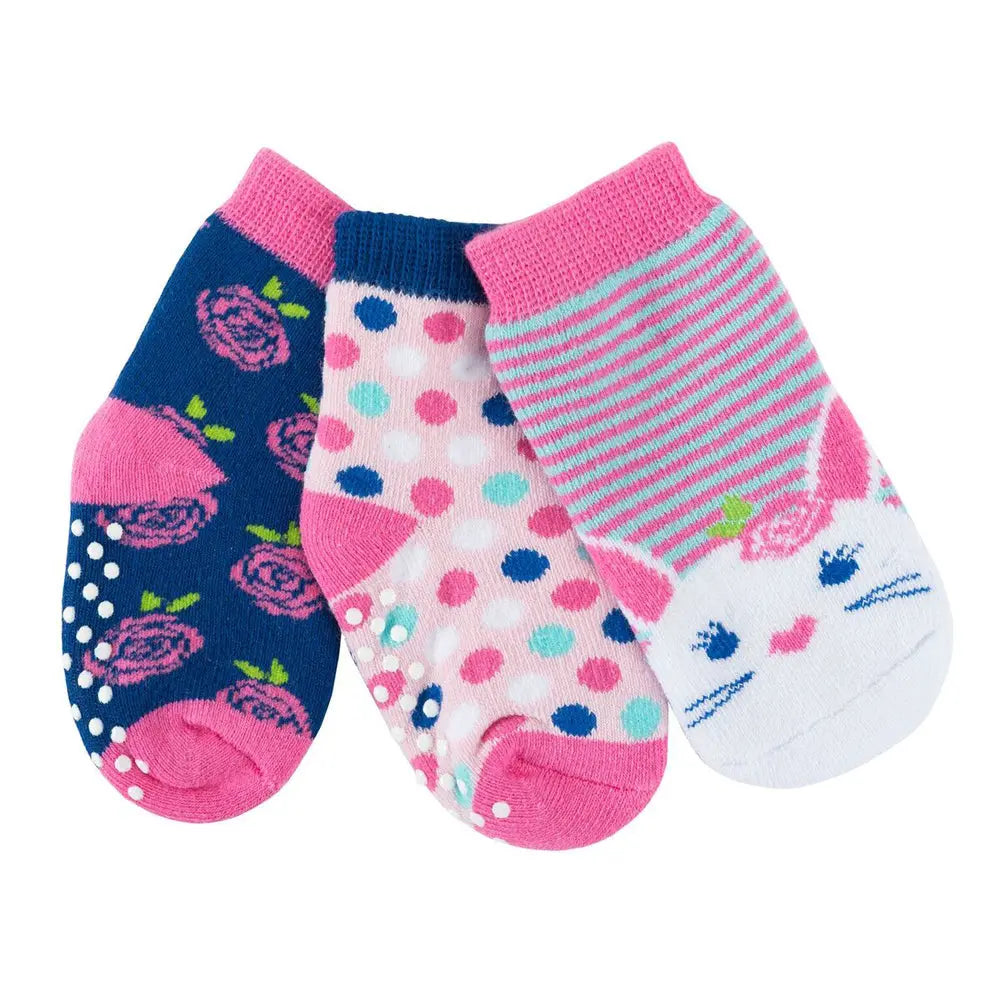 Zoocchini Baby Terry Sock Set - Pack of 3 - Bella the Bunny Zoocchini