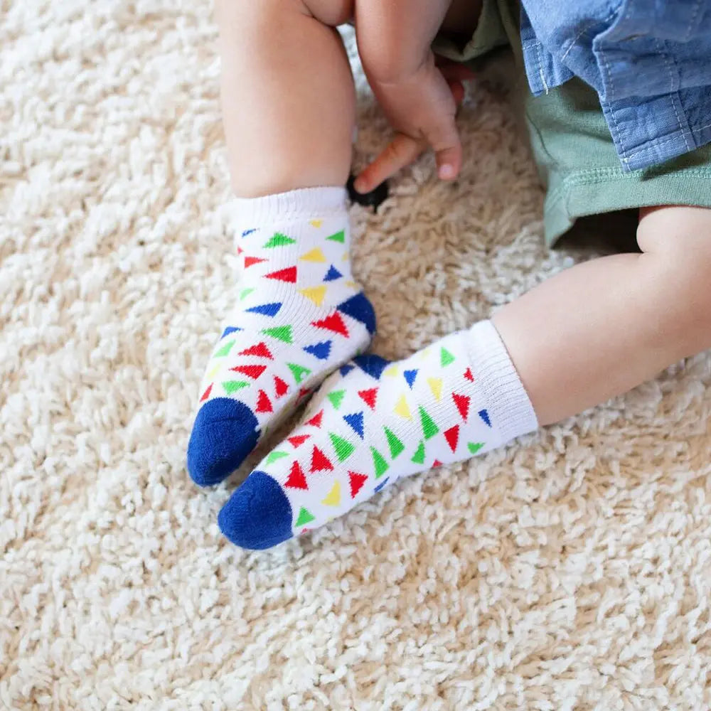 Zoocchini Baby Terry Sock set - Pack of 3 - Devin the Dinosaur (0 to 24 months) Zoocchini