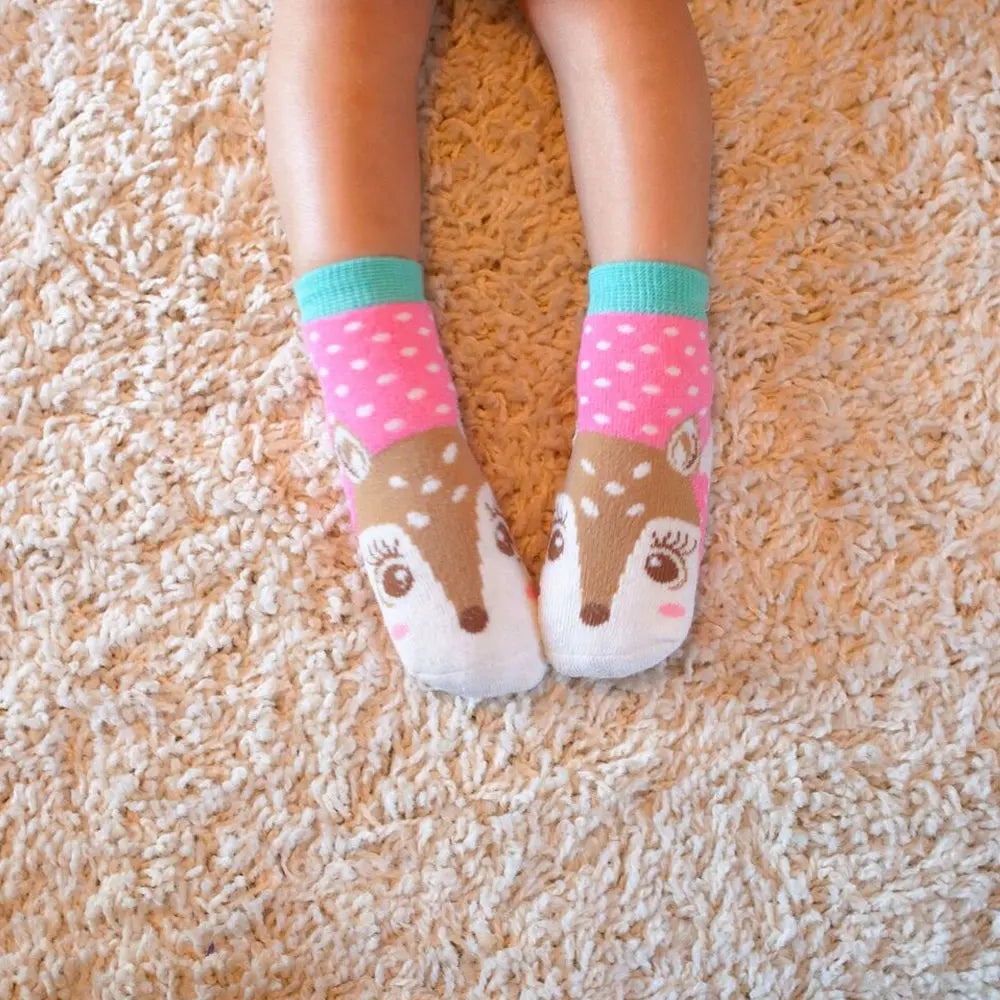 Zoocchini Baby Terry Sock Set - Pack of 3 - Fiona the Fawn ( 0 to 24 months) Zoocchini