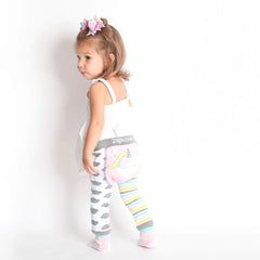 Zoocchini Comfort Crawler Babies Legging and Sock set - Allie the Alicorn