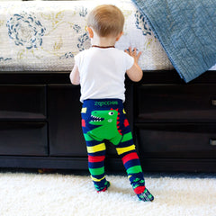 Zoocchini Comfort Crawler Babies Legging and Sock set - Devin the Dinosaur