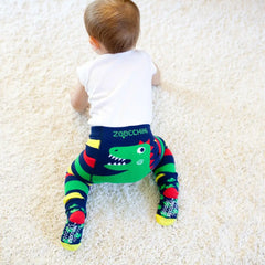 Zoocchini Comfort Crawler Babies Legging and Sock set - Devin the Dinosaur Zoocchini