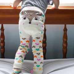Zoocchini Comfort Crawler Babies Legging and Sock set - Fiona the Fawn