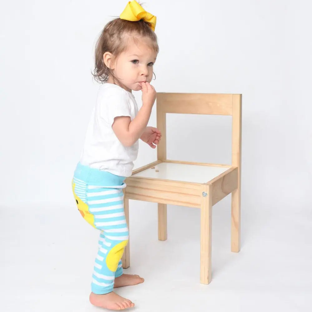 Zoocchini Comfort Crawler Babies Legging and Sock set - Puddles the Duck (12-18m) Zoocchini