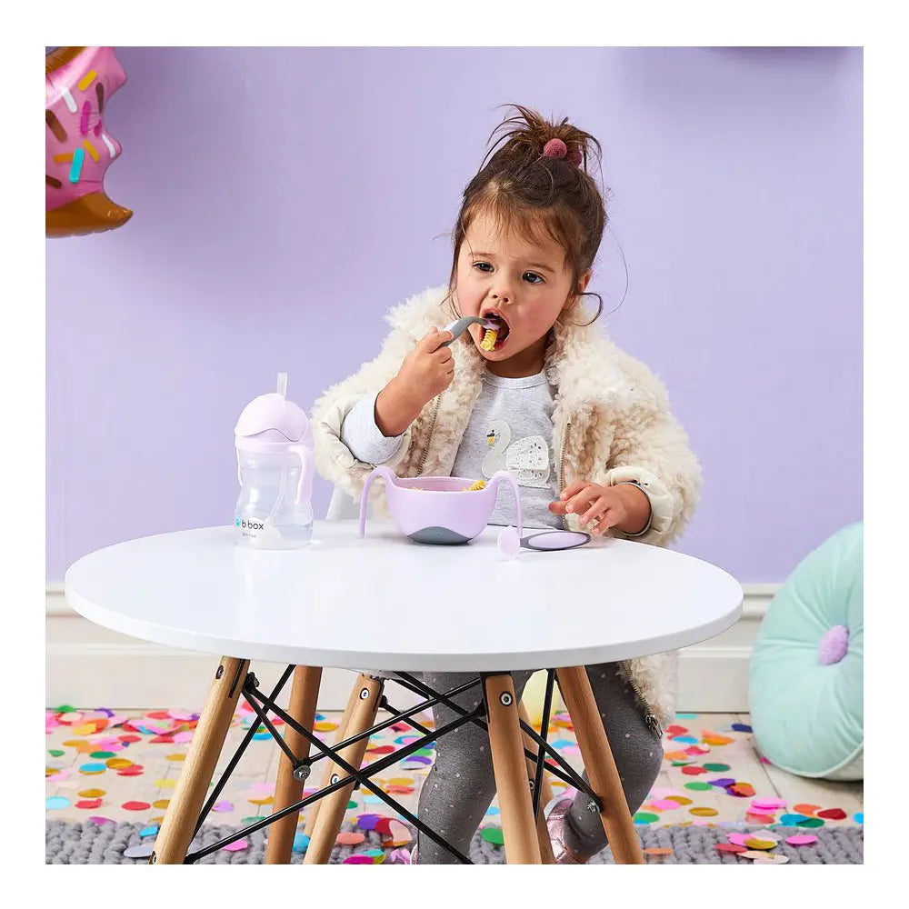 B.Box Bowl and Straw - Boysenberry B.Box