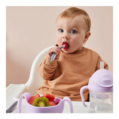 B.Box Bowl and Straw - Boysenberry B.Box