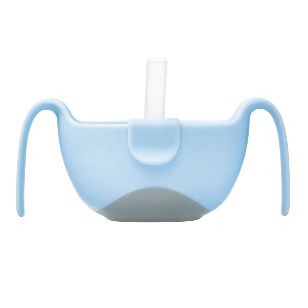 B.Box Bowl and Straw - Bubblegum B.Box
