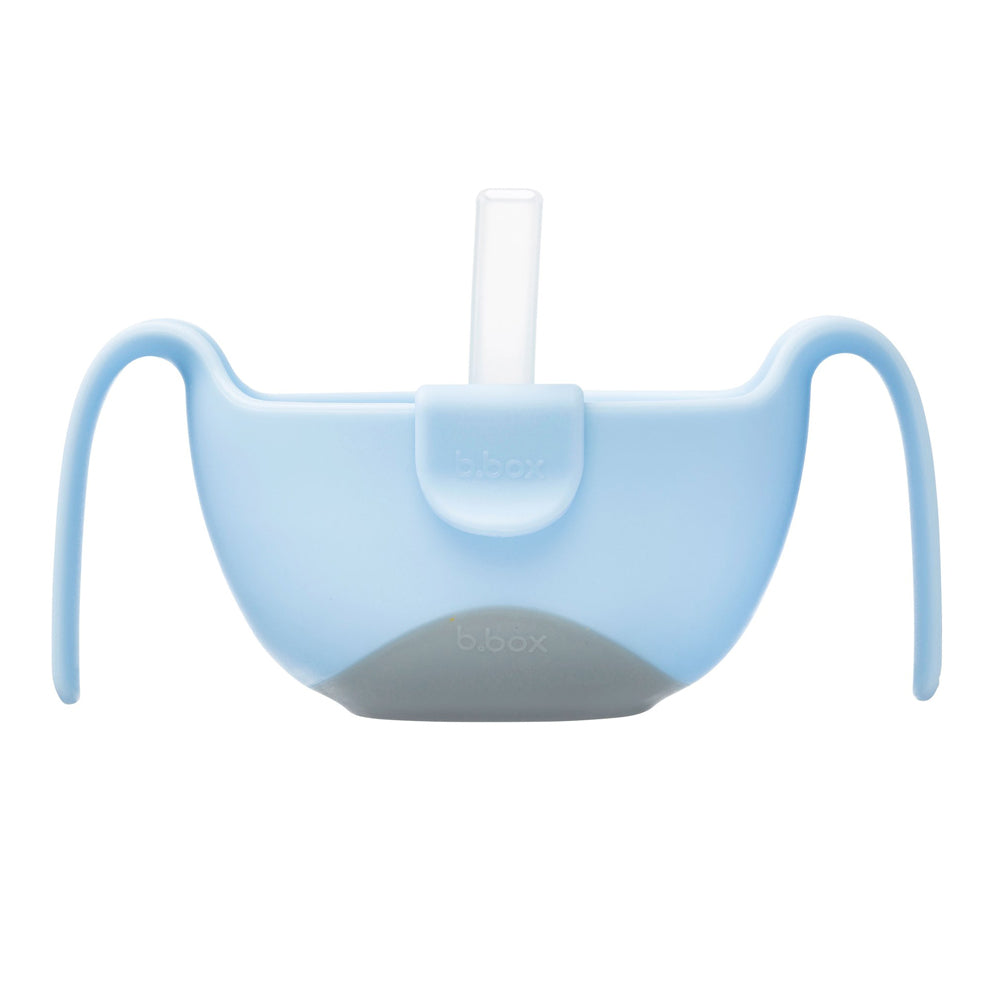 B.Box Bowl and Straw - Bubblegum B.Box