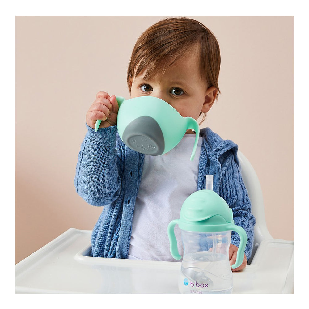 B.Box Bowl and Straw - Pistachio B.Box