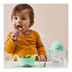 B.Box Bowl and Straw - Pistachio B.Box