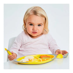 B.Box Divided Plate - Lemon Sherbet B.Box