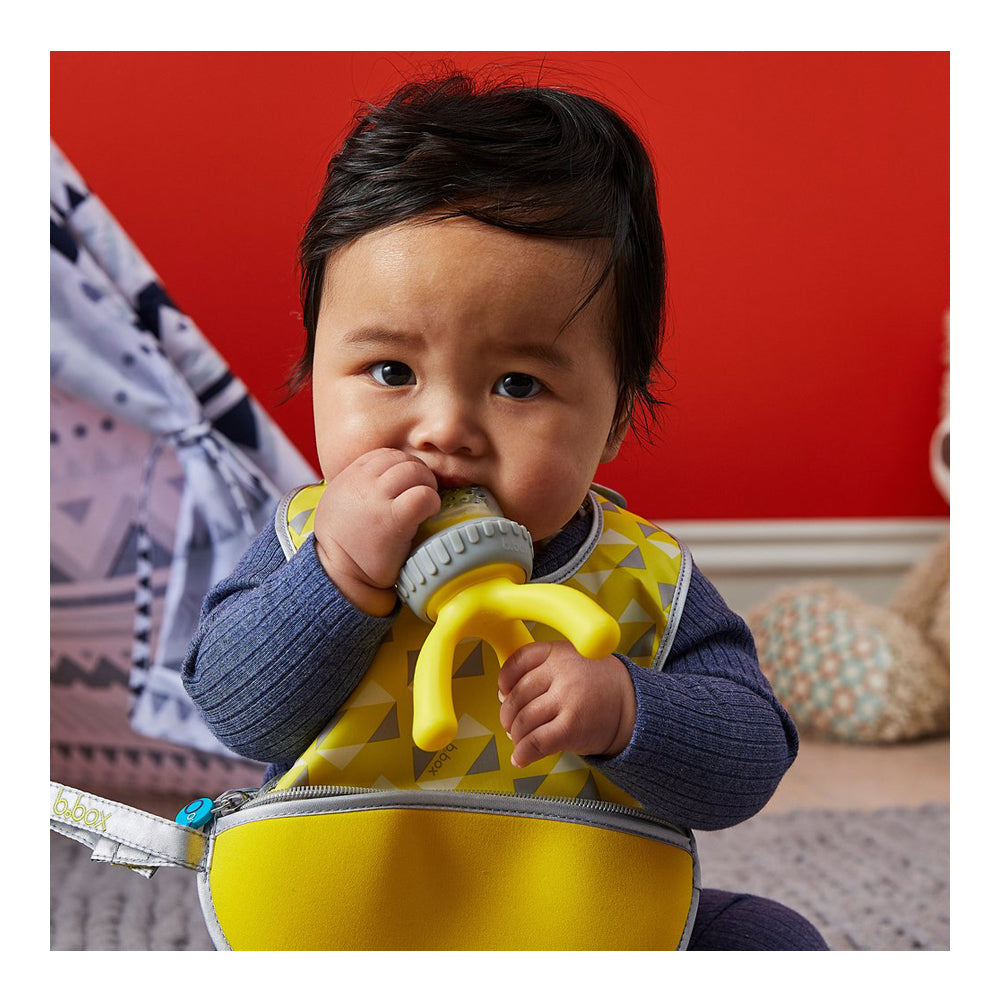 B.Box Silicone Fresh Food Feeder - Lemon Sherbet B.Box