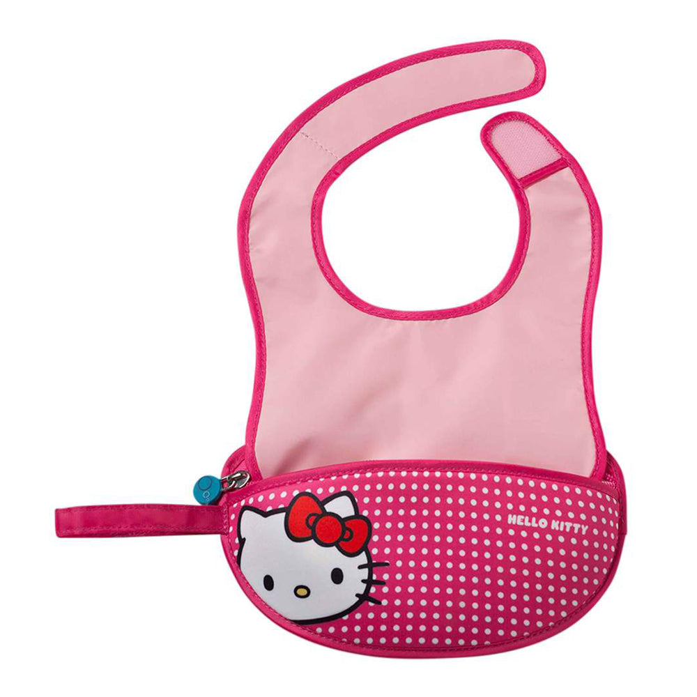 B.Box Hello Kitty Travel Bib + Spoon - Pop Star B.Box