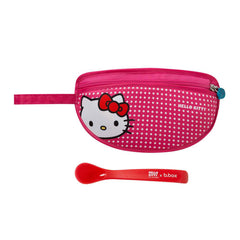 B.Box Hello Kitty Travel Bib + Spoon - Pop Star