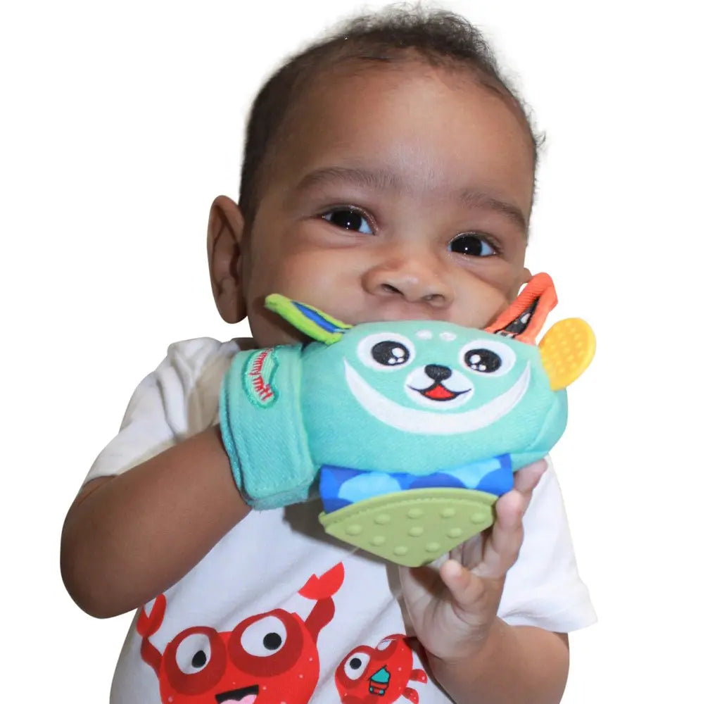 Yummy Mitt, Buddy Teething Mitten, Blue Darlyng & Co
