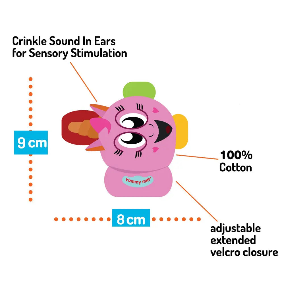 Yummy Mitt, Isabella the Unicorn Teething Mitten Darlyng & Co