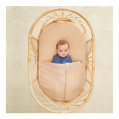 ergoPouch Bassinet Tuck Sheet - Wheat
