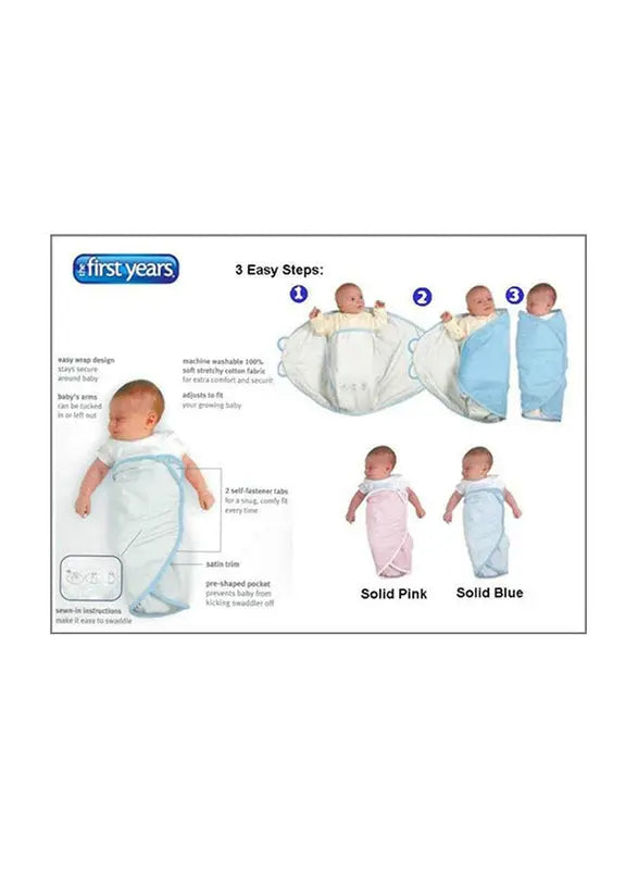 The First Years Easy Wrap Swaddle - Orange The First Years