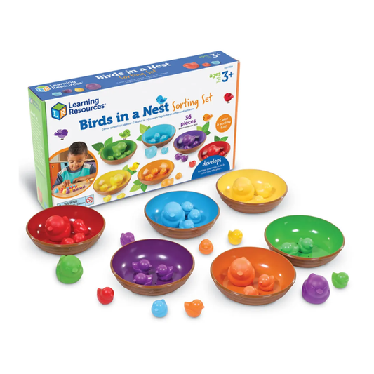 Learning Resources - Birds In A Nest Sorting Set