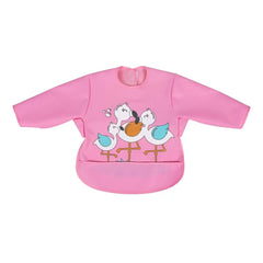 Sevi Bebe Long Sleeved Bib - Flamingo Sevi Bebe