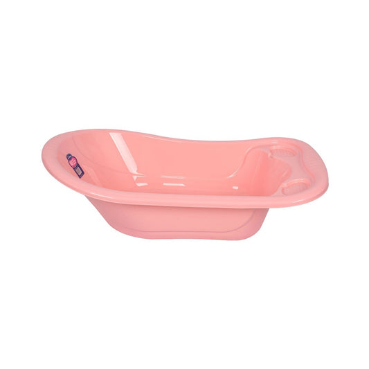Sevi Bebe Baby Bathtub With Drain Plug - Salmon Pink