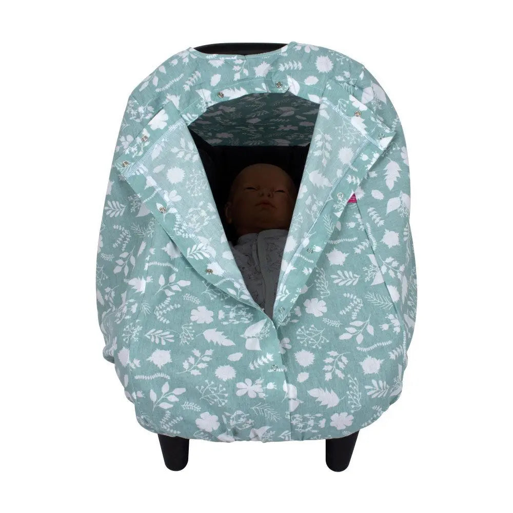 Sevi Bebe Infant Car Seat Cover - Leaf Pattern Sevi Bebe