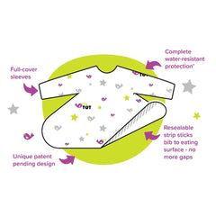 Tidy Tot Disposable Bib - pack of 2