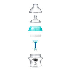 Tommee Tippee Advanced Anti-Colic BoTommee Tippeele Starter Set Kit Feeding Bottle - Blue 2 bottles (150ml), 2 bottles (260ml) Tommee Tippee