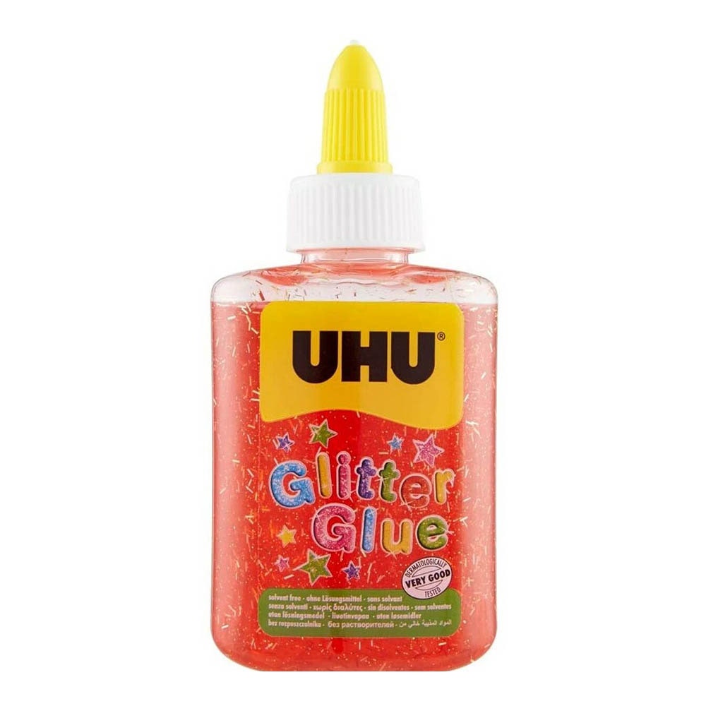 UHU Glitter Glue Bottle - Red UHU
