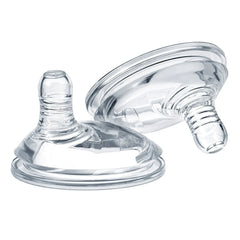 Tommee Tippee Ultra Medium Flow Nipples, (Age:3 Months+) , Pack of 2 Tommee Tippee