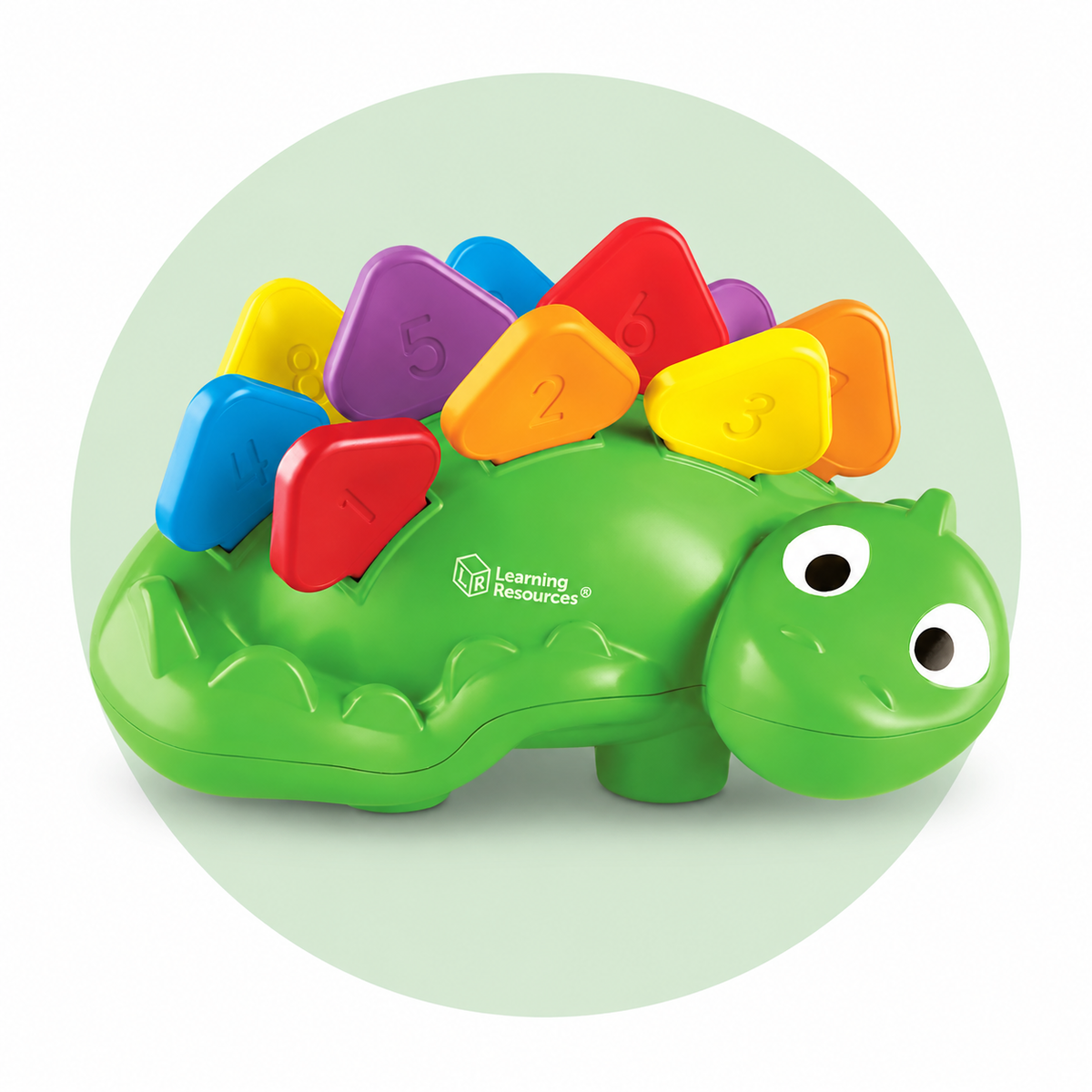 toys – real collection product on a pastel circle