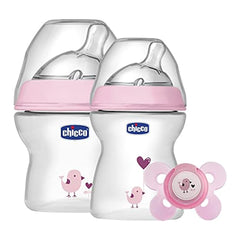 Chicco Natural Feeling Gift Set Pink