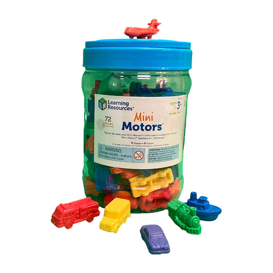 Learning Resources - Mini Motors Counters-( 3 years +)
