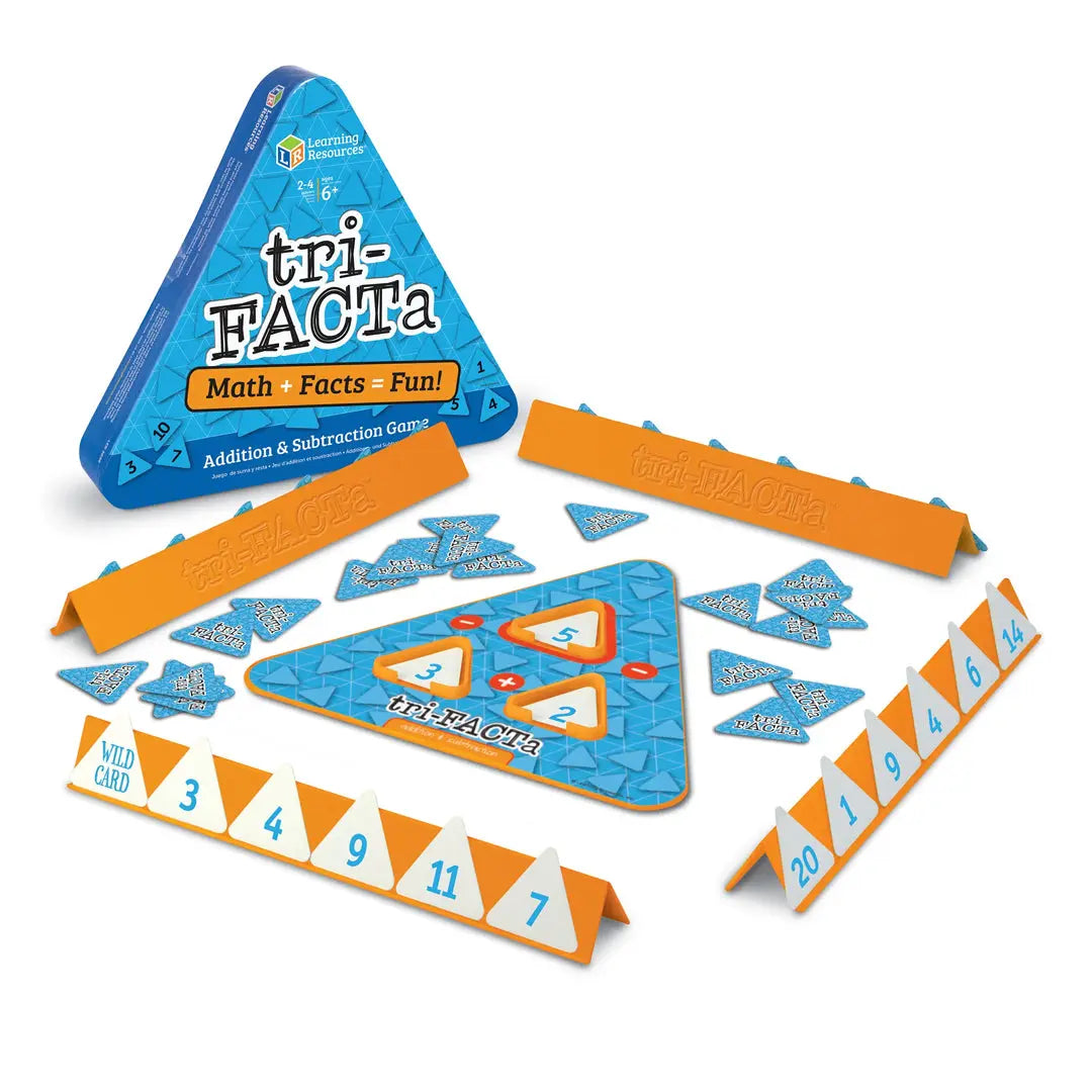 Learning Resources - Tri-Facta Add/Sub Game  : (6 years+) Learning Resources