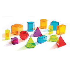 Learning Resources - View-Thru Colourful Geometric Shapes  :(6 years +)